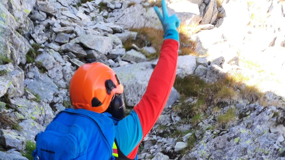 Poľský horolezec utrpel po páde z Vareškového hrebeňa viaceré zranenia