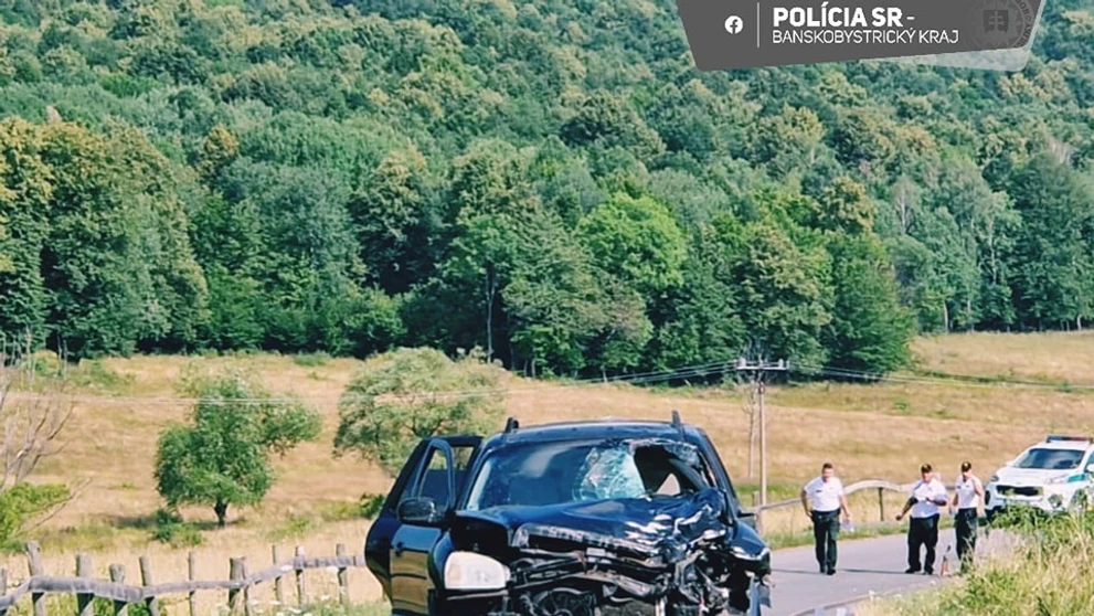 Auto, ktoré zrazilo cyklistov