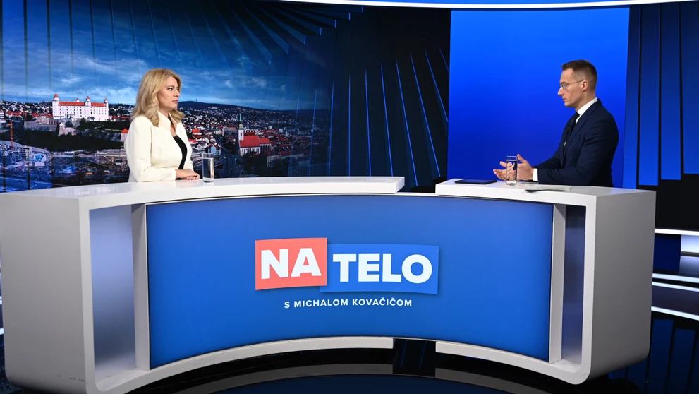 Prezidentka Zuzana Čaputová v relácii Na telo.