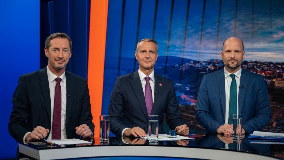 Gábor Grendel, Richard Raši a Milan Majerský v relácii Na telo.