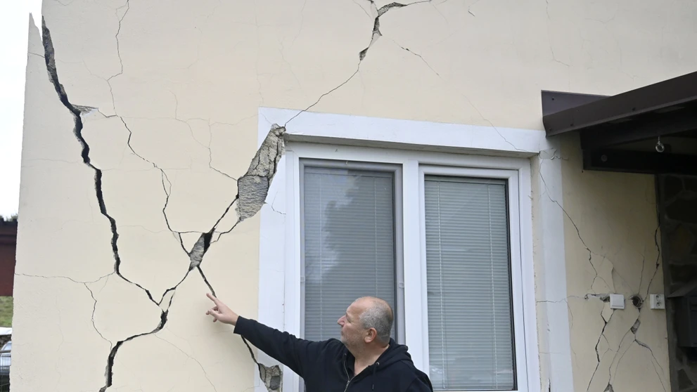 Zemetrasenie v obci Baškovce