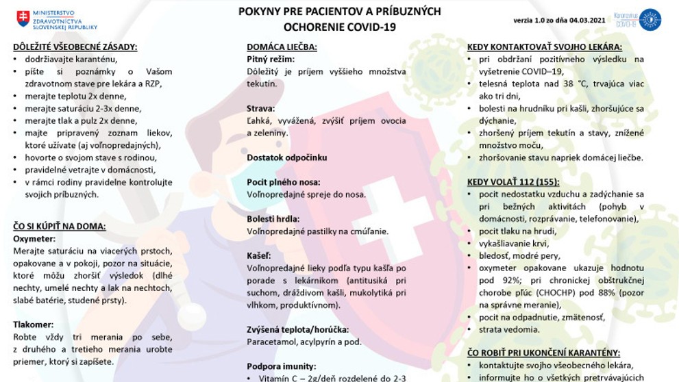 Domáca liečba na covid.