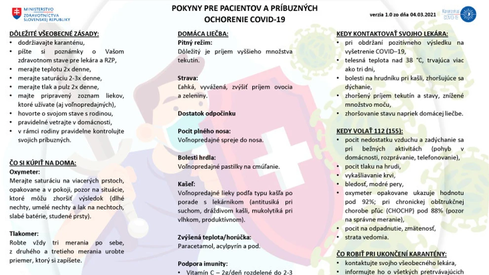 Domáca liečba na covid.