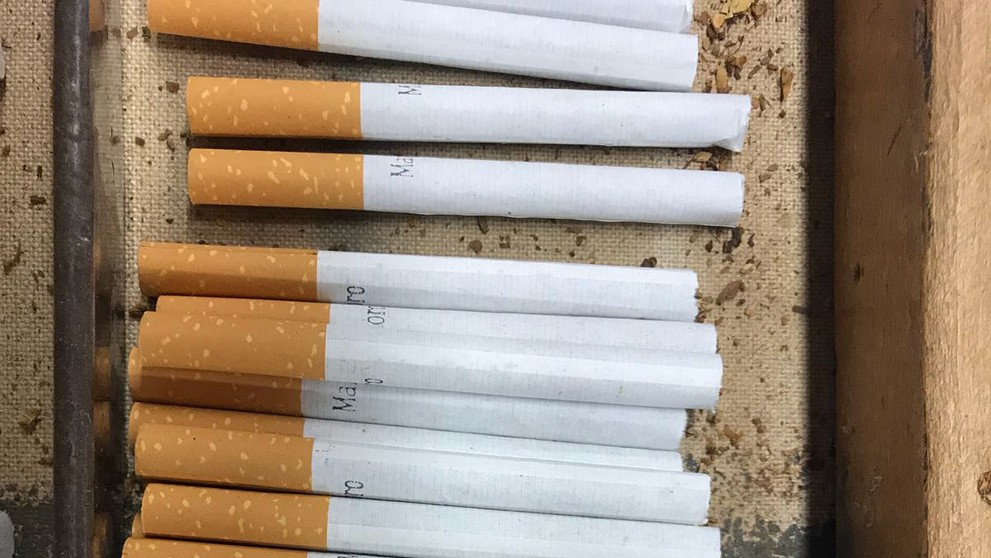 Nelegálna výrobňa cigariet