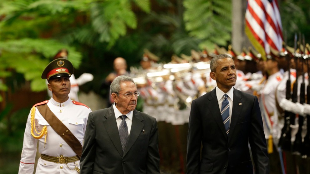 Barack Obama sa stretol s Raúlom Castrom