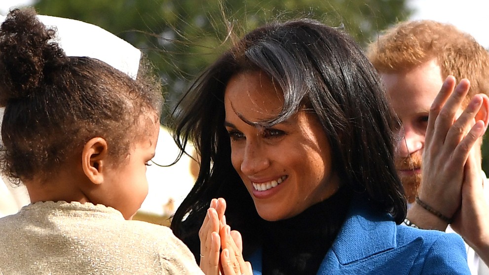 Meghan Markle žiari šťastím. 