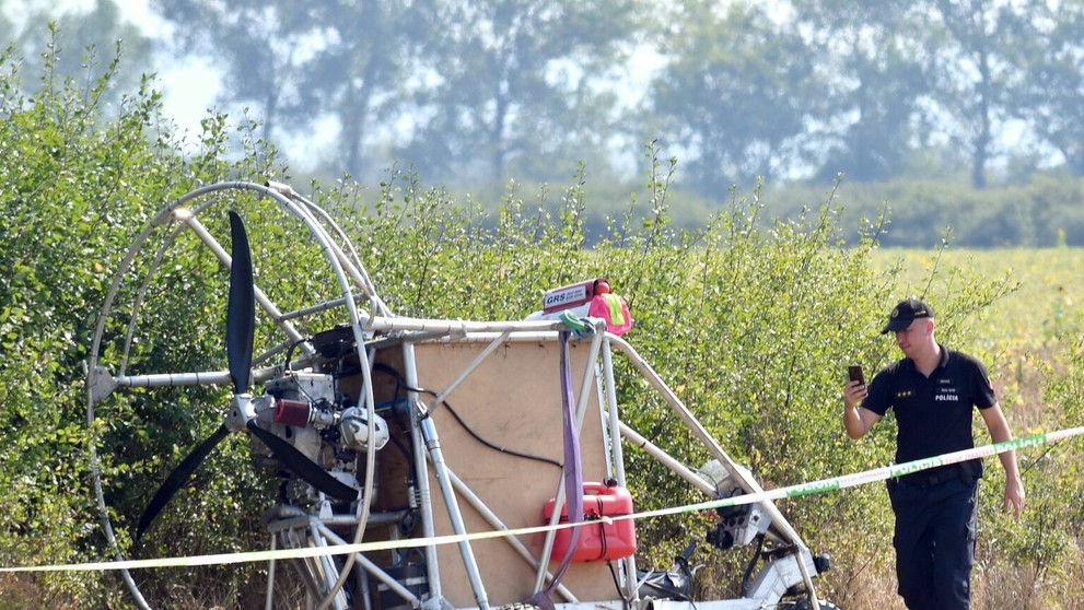 Lietajúci stroj, na ktorom Ukrajinec prekročil hranice.