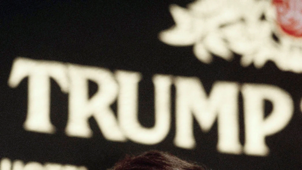 Donald Trump na snímke z 20. novembra 1990 v New Yorku.