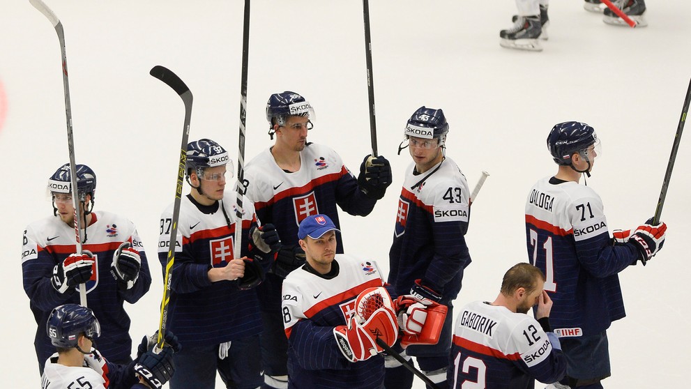 Vydreté ale predsa! Slovenskí hokejisti sa tešia z vítazstva v prvom stretnutí na MS 2015.