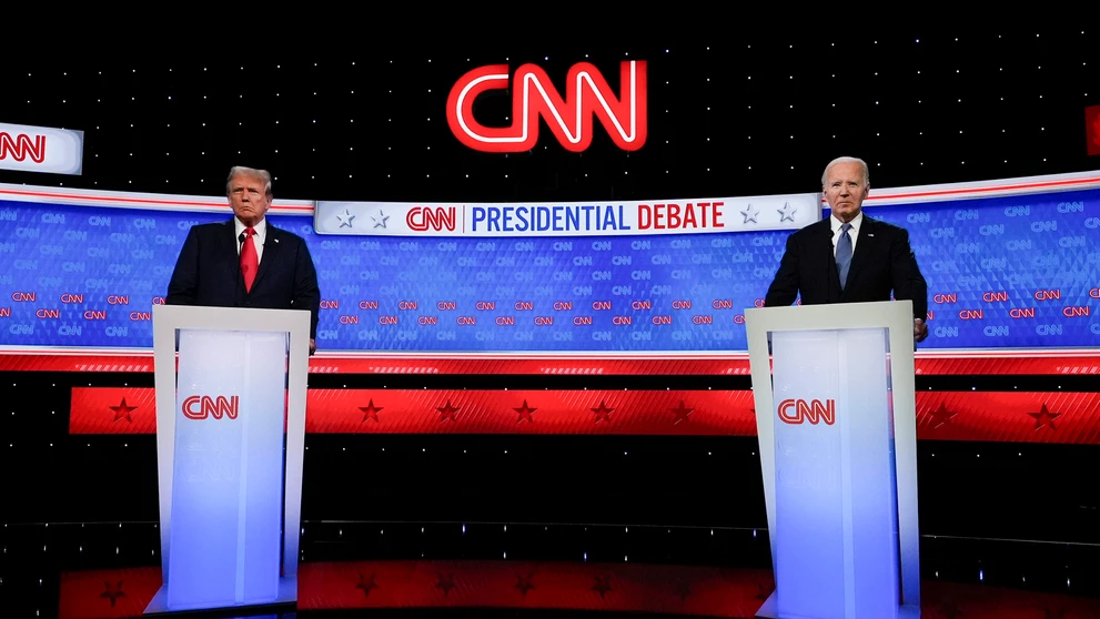 Trump s Bidenom sa stretli v prvej debate.