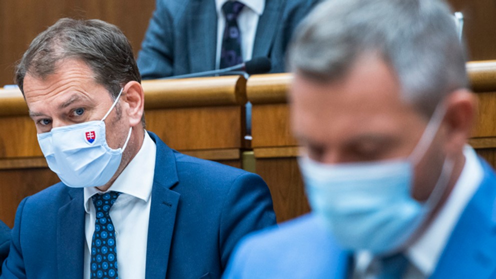 Igor Matovič a Peter Pellgrini.