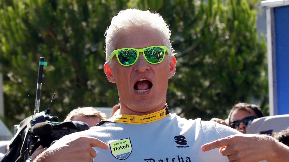 Ruský podnikateľ a majiteľ cyklistického tímu Tinkoff Oleg Tiňkov.