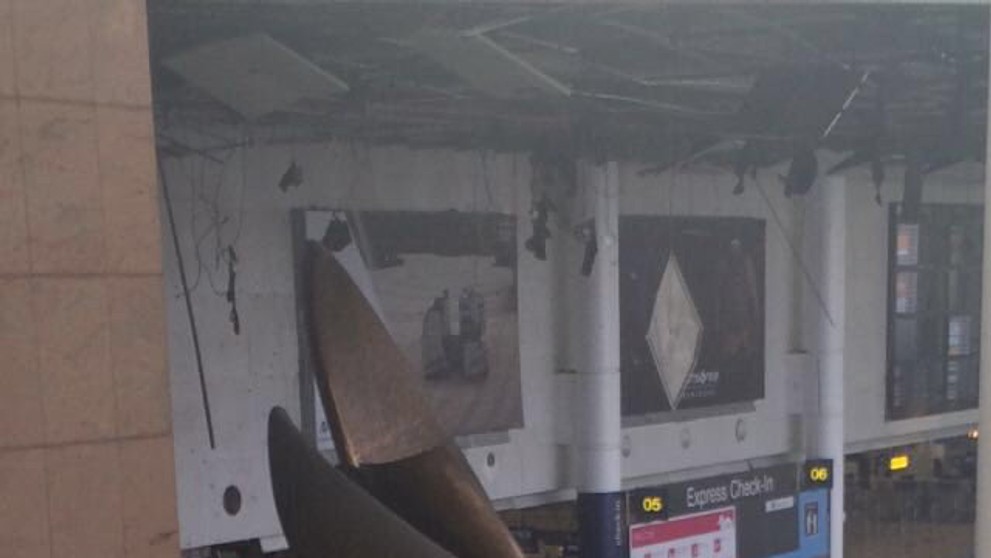 Po výbuchu v letiskovej hale v Bruseli.