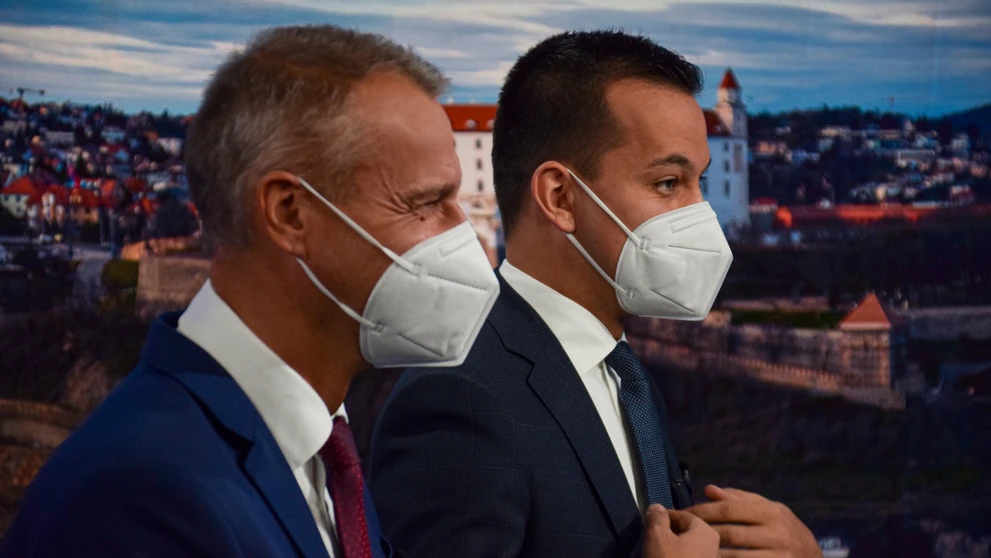 Richard Raši a Juraj Šeliga v Na telo.