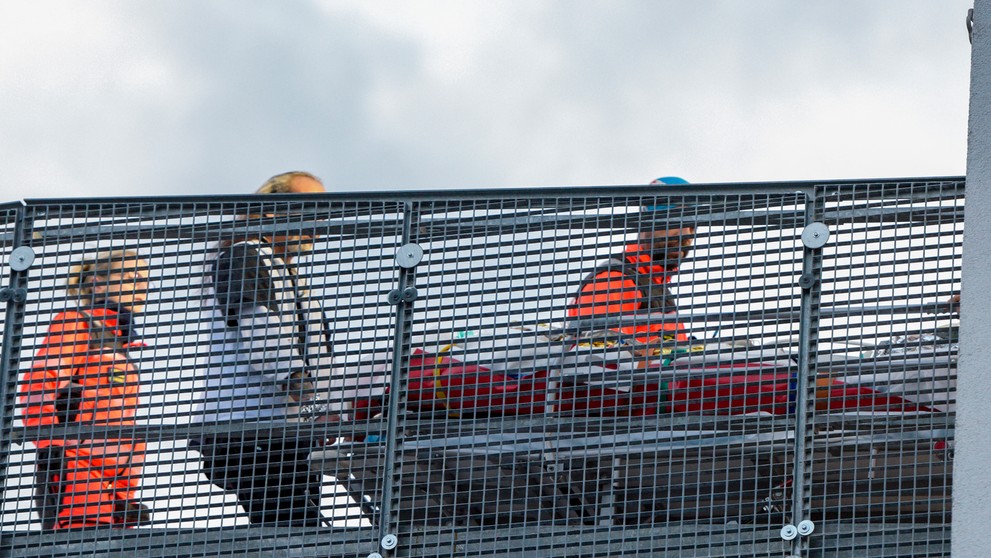 Prevoz zranených baníkov z Novák do Bratislavy.