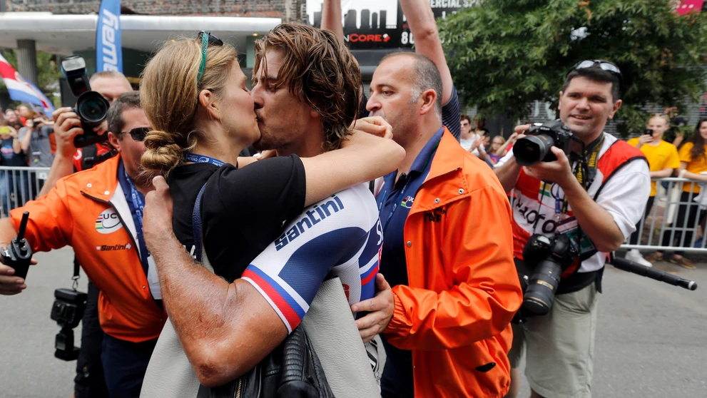 Peter Sagan s priateľkou Katkou.