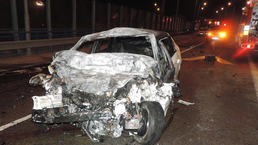 Nehoda za tunelom Horelica.