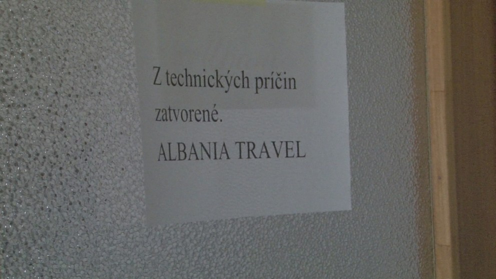 Na Slovensku skrachovala cestovka Albania Travel.