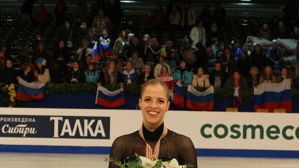 Bronzová medailistka Carolina Kostnerová.