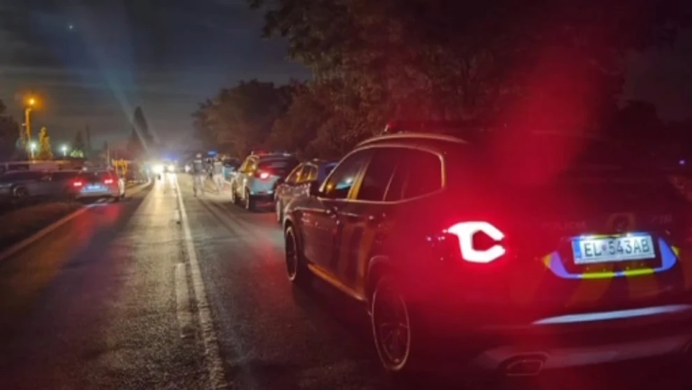 Polícia na mieste nešťastia v obci Dojč.