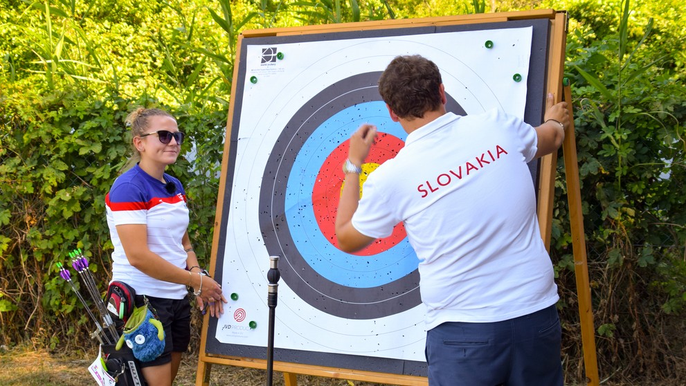 Denisa s trénerom Vladimírom Hurbanom.
