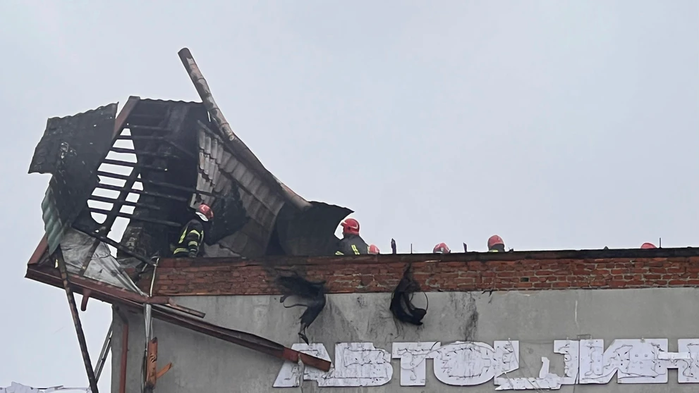 Po raketovom útoku v Ľvove.