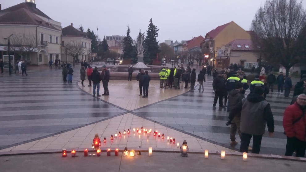 Protest v Michalovciach