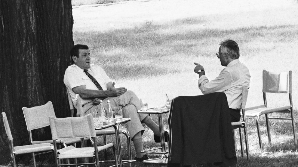 Rokovanie medzi Vladimírom Mečiarom a Václavom Klausom