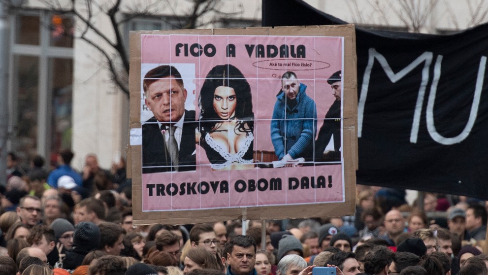 Protestné pochody Za slušné Slovensko naprieč Slovenskom