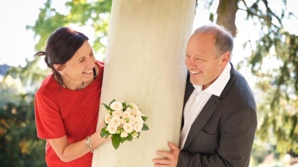 Generálny riaditeľ Televízie Markíza Matthias Settele a jeho manželka Gerda