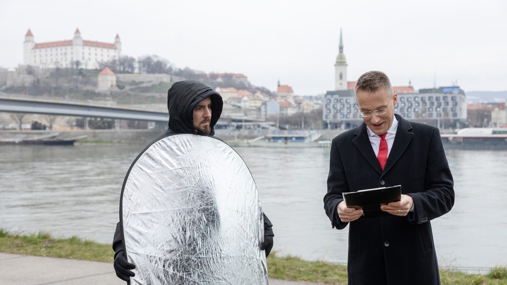 Michal Kovačič (zákulisie nakrúcania televíznej upútavky)