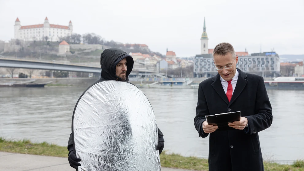 Michal Kovačič (zákulisie nakrúcania televíznej upútavky)