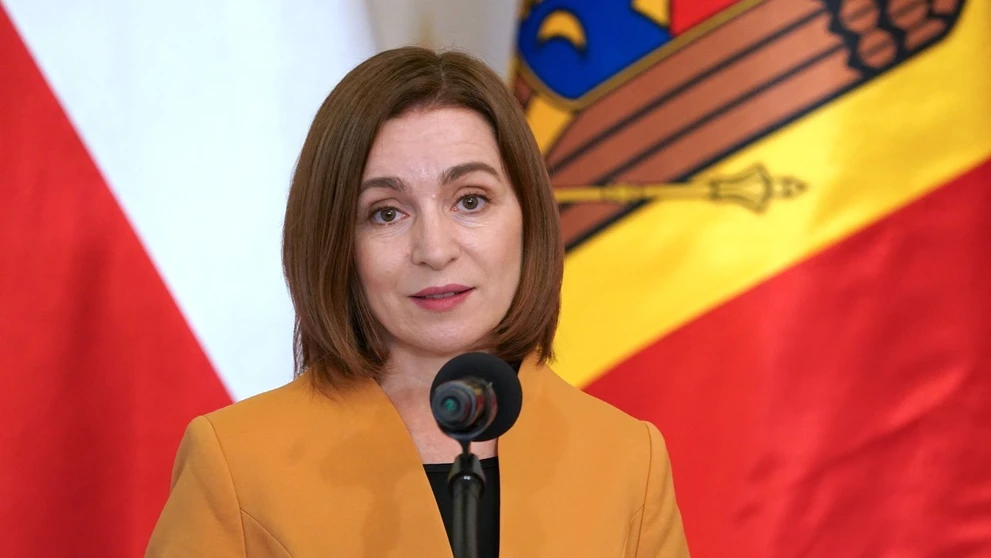 Moldavská prezidentka Maia Sanduová.