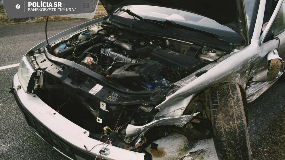 Nehoda na strednom Slovensku.