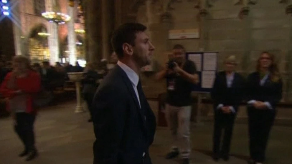 Lionel Messi na pohrebe Tito Vilanova plakal.