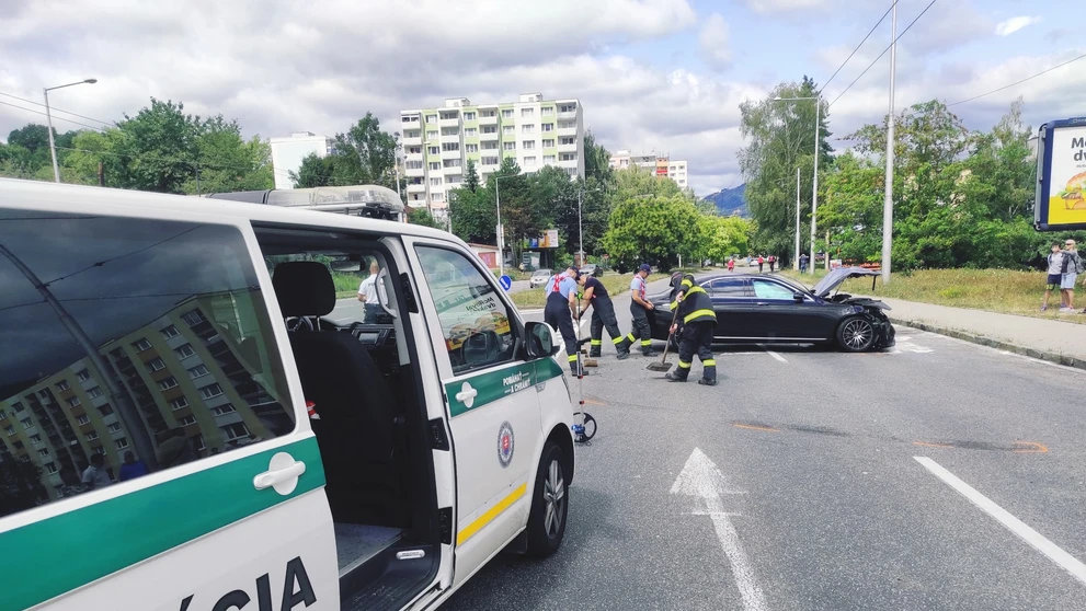 Dopravná nehoda v Banskej Bystrici