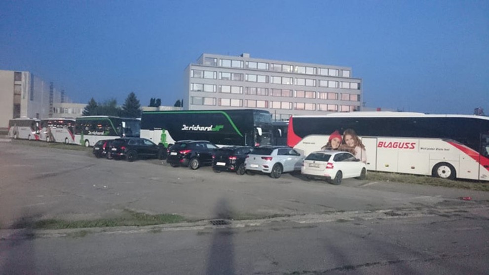 Pred zápasom Slovan Bratislava - Rapid Viedeň.