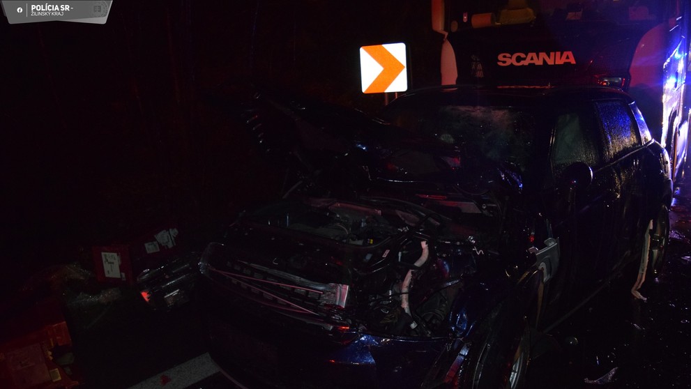 Nehoda pod Strečnom.