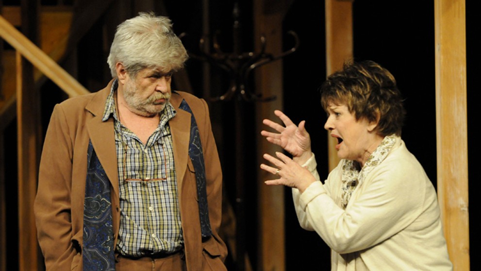 Na archívnej Jozef Stražan s manželkou Kvetou v hre Smrtiaca pasca.