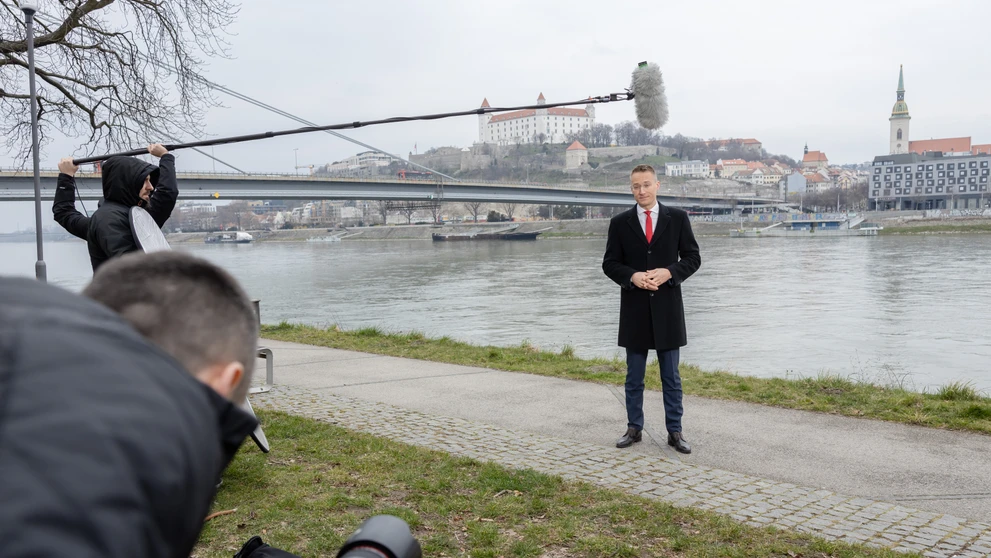 Michal Kovačič (zákulisie nakrúcania televíznej upútavky)