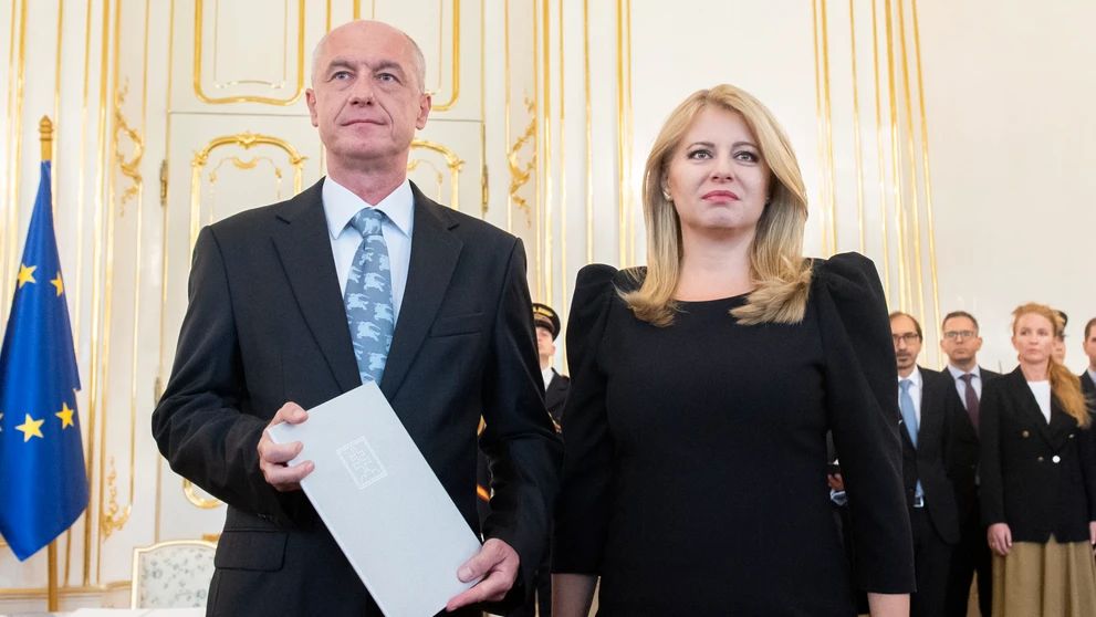Karel Hirman a Zuzana Čaputová.