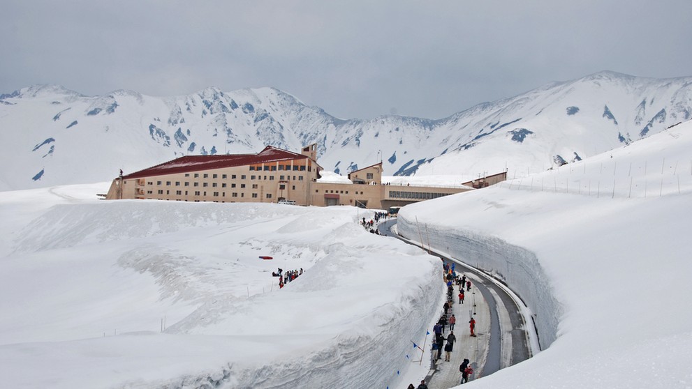 Cesta Tateyama Kurobe v Japonsku