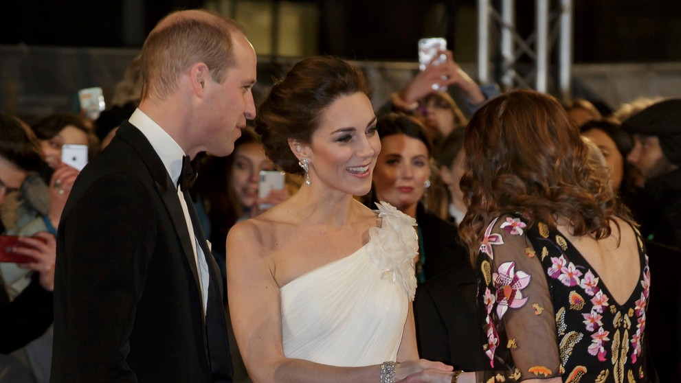 Princ William a Kate Middleton ako čestní hostia.