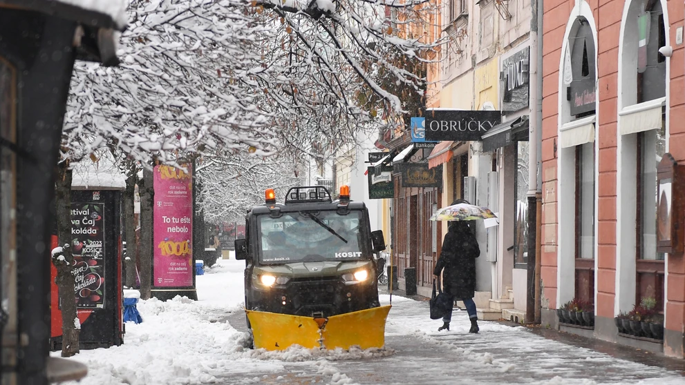 Zasnežené Košice