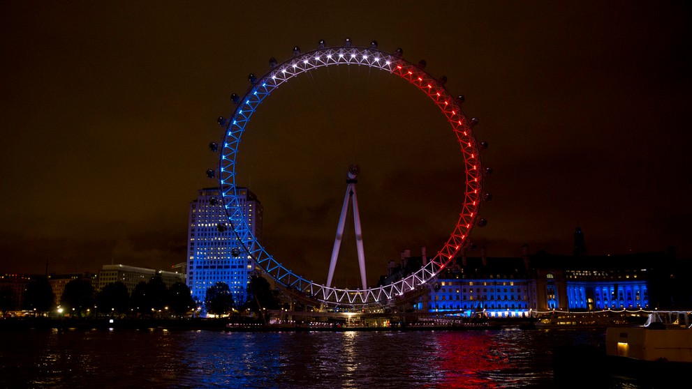 London Eye v Londýne.