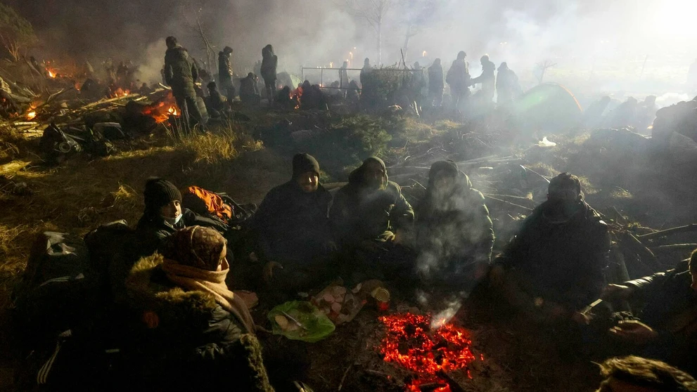 Migranti na poľsko-bieloruskej hranici