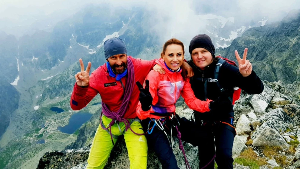 Zora Czoborová bola s Jánom Tribulom na horách.