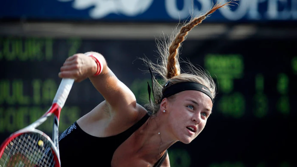 Slovenská tenistka Anna Karolína Schmiedlová.