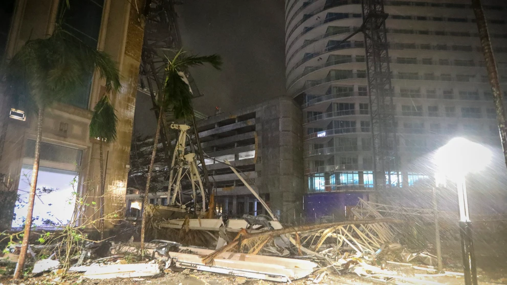 Hurikán Milton udrel na Floride.