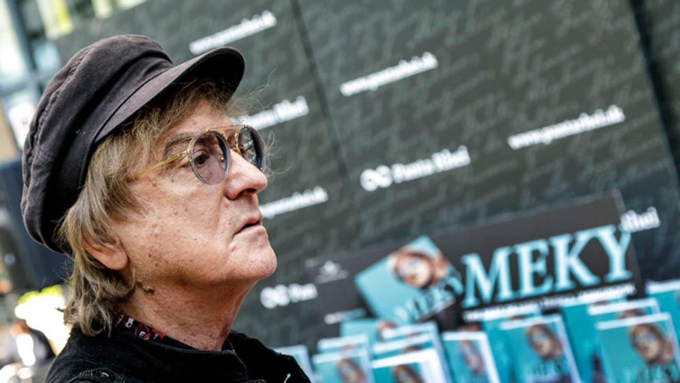 Miroslav Žbirka počas uvedenia knihy Miro Žbirka - Songbook a výberového albumu The Best Of Miro Žbirka (18. 9. 2020). 